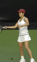 Danielle Lao has more singles and doubles to take care of tomorrow.