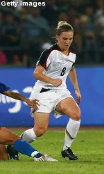 Amy Rodriguez got her 50th cap tonight in Mexico.