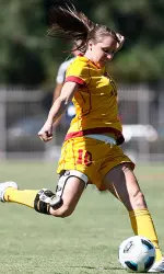 Ashli Sandoval's 50-yard blast was the winner for USC tonight.