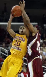 Robert Smith, right, couldn't stop Southern California's Maurice Jones (10) in the second half
