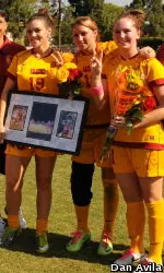 Megan Ohai, Ashli Sandoval and Karter Haug were joined by classmate Alyssa Davila on the All-Pac-10 honor roll.