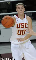 Christina Marinacci was a rebound away of a double-double tonight.