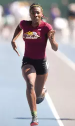Sprinter Jessica Davis (shown here) has joined hurdler Lauren Blackburn in signing National Letters of Intent to compete collegiately at USC.