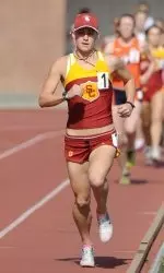 Erdelyi bettered her school record in the 10000m race with a time of 33:18.75 at the Stanford Invitational on Friday night.