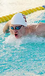 Dillon Connolly made his second career Pac-10 final appearance Saturday, taking eighth in the 200y breast.