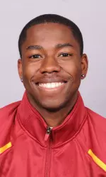 Senior sprinter Ahmad Rashad leads the Trojans across town to face the rival Bruins in the annual Dual Meet.