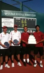 Steve Johnson and Robert Farah earned some historic hardware on Sunday.