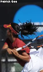 Alison Ramos and the Trojans play their last two regular-season home matches this week.