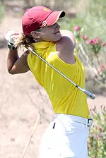 Senior Belen Mozo helped USC maintain a second-round lead with an even round Wednesday.