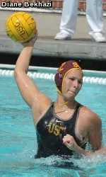 Patricia Jancso taliied four goals for the Trojans today at UCLA.