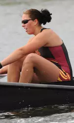 Anna Wierzbowska and the Trojan Varsity Eight finished sixth in the Grand Final on Sunday.