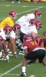 USC football practice