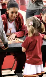 Alex Jupiter talked about fall practice for the USC women's volleyball team