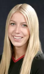 Freshman outside hitter Kirby Burnham led No. 10 USC with eight kills in Saturday's 3-0 sweep of Bucknell