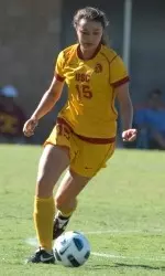 Freshman Mia Bruno scored her first career goal last weekend.