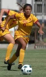 Autumn Altamirano had USC's first goal and assisted on the game-winner today.
