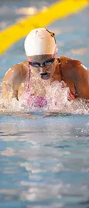 Jessica Schmitt won the 200y breast and was third in the 100y breast.