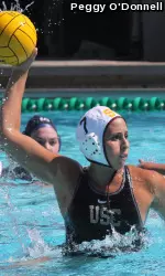 USC's 2010 top scorer Joelle Bekhazi caps up for Canada at the Pan American Games this month.