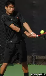 Ray Sarmiento wins again in singles action in Malibu.