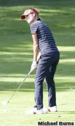 Kristen Park finished tied for seventh with teammate Lisa McCloskey.