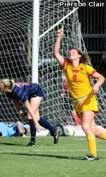 Elizabeth Eddy blasted the winner for USC today vs. Arizona.