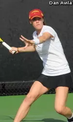 Kaitlyn Christian reached the singles semis at the Jack Kramer Invite.