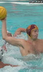 Kostas Genidounias struck in the first and fourth frames tonight for the Trojans.