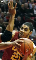 File: Aaron Fuller led USC with 15 points and eight rebounds.