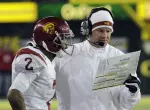Robert Woods with Lane Kiffin.