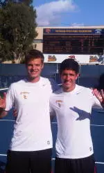 Hanfmann and Gomez are the doubles champs of the SoCal Intercollegiate.
