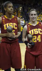 Briana Gilbreath and Ashley Corral are on the All-Pac-12 Preseason Team.