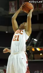 Alexyz Vaioletama set a career high for herself with 12 points vs. Texas A&M.