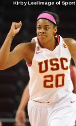 Stefanie Gilbreath added 10 points to the Trojan cause today in Malibu.