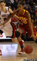 Briana Gilbreath scored 13 tonight at Gonzaga.