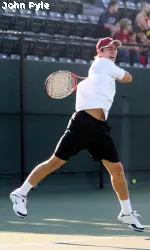 USC's #94 Jaak Poldma knocked off #14 Sebastian Fanselow to secure the win for the Trojans.