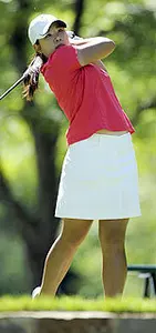 Inah Park is in fourth after a 73 on Monday.