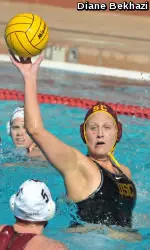 San Diego native Sarah Van Norman served up two goals for USC today.