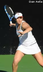 Cristala Andrews clinched the win for USC with her singles victory.