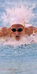Senior Lyndsay DePaul enters the 2011 NCAAs as the top seed in the 100y fly.