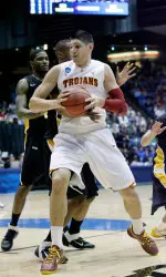Junior Nikola Vucevic who led USC in scoring and rebounding was named team MVP for the 2010-11 season.