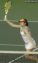 Cristala Andrews blasted a 6-1, 6-1 win for USC at No. 6 singles.