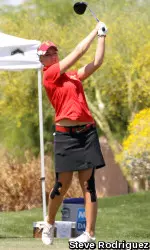 Sophia Popov is tied for first with 18 holes to go at the 2011 Pac-10 Championships.