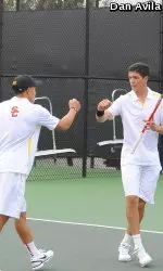 Nguyen/Gomez were part of USC's doubles sweep last month vs. the Bruins.
