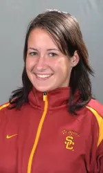 Freshman Jenny Ozorai won the women's hammer throw in the Dual Meet today with the third-farthest throw in school history of 212-3.