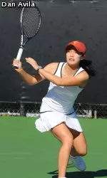 Danielle Lao got a win for the Trojans from her No. 2 singles spot.