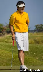 Steve Lim fired his team-best sixth round in the 60s on Saturday.
