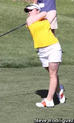 Rachel Morris and Lizette Salas were USC's top finishers Wednesday.