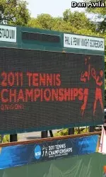 It was a winning day for the Trojans today in NCAA singles play.