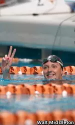Katinka Hosszu at the 2011 NCAAs.