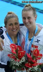 Nadia Dan and Forel Davies have added silver medals to their NCAA championship.